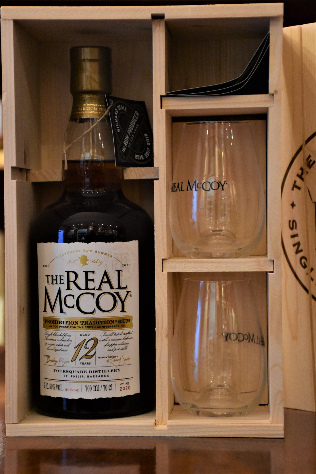 The Real McCoy 12 y.o., Prohibition Tradition, 50 %, Foursquare Distillery Barbados