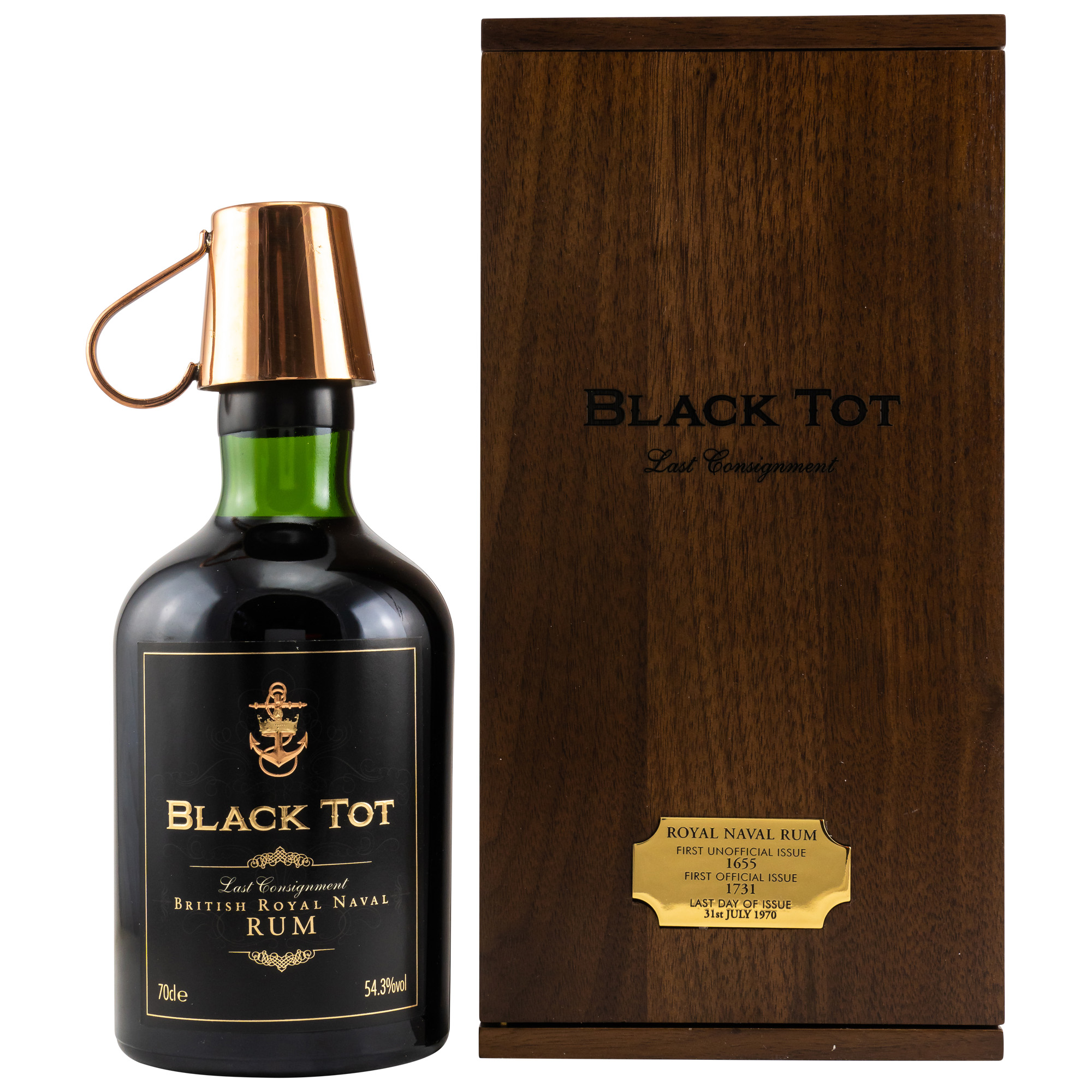 Black Tot Rum - The Last Consignment, 54,3% Alc.Vol., Elixier Distillers
