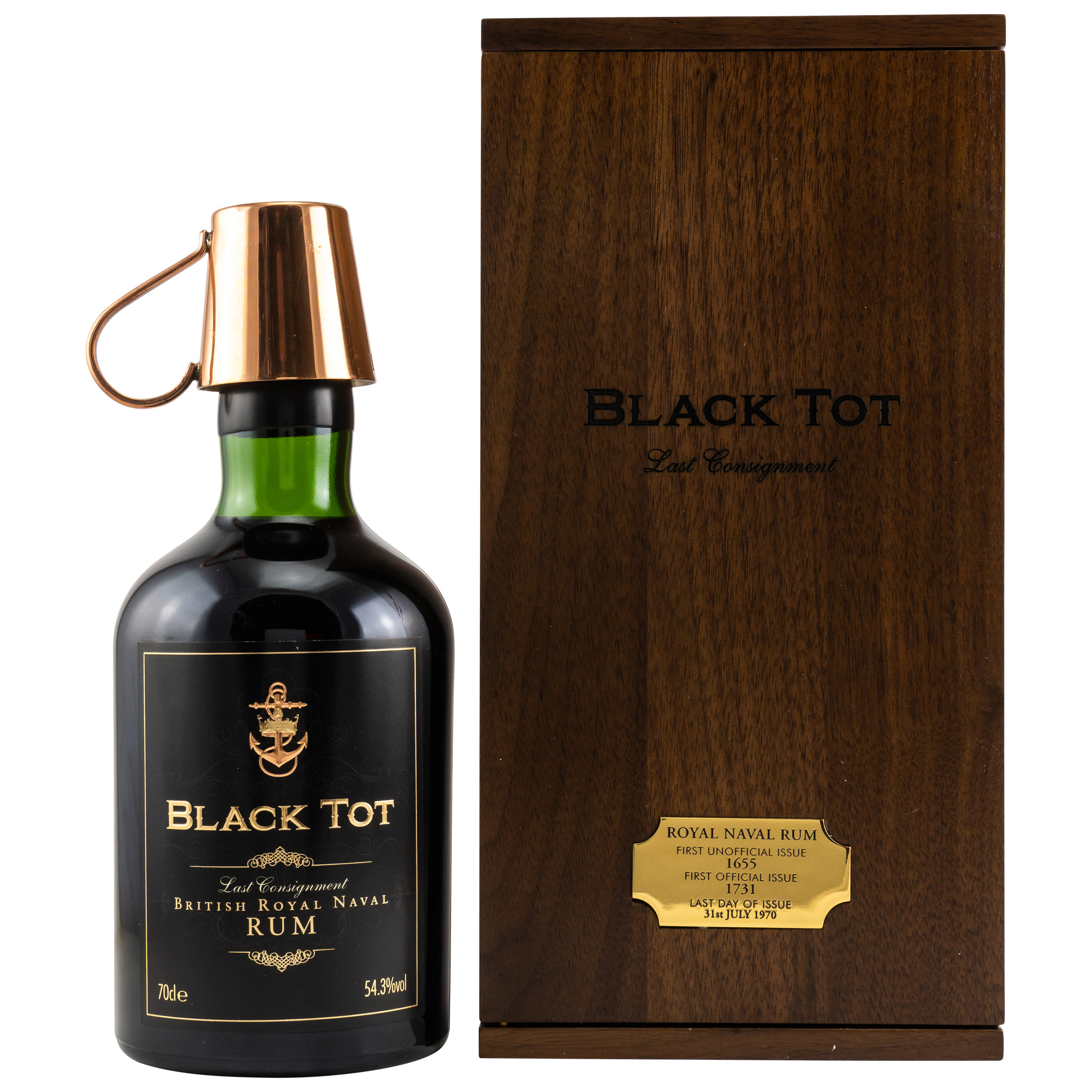 Black Tot Rum - The Last Consignment, 54,3% Alc.Vol., Elixier Distillers Black Tot Rum - The Last Consignment, 54,3% Alc.Vol., Elixier Distillers