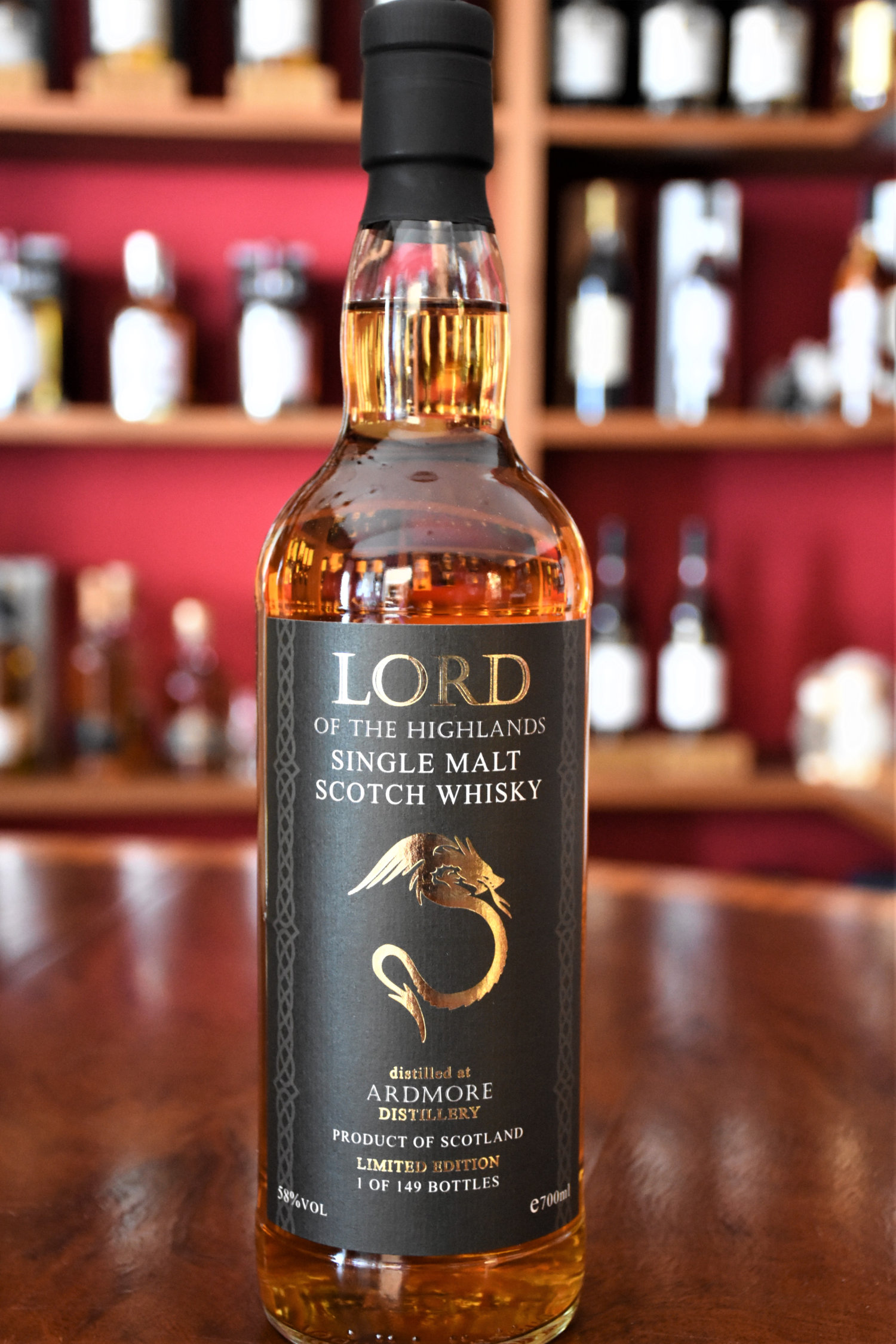 Lord of the Highlands - Ardmore 2009, 14 y.o., Port Cask, 58% Alc.Vol., Der Whiskykeller