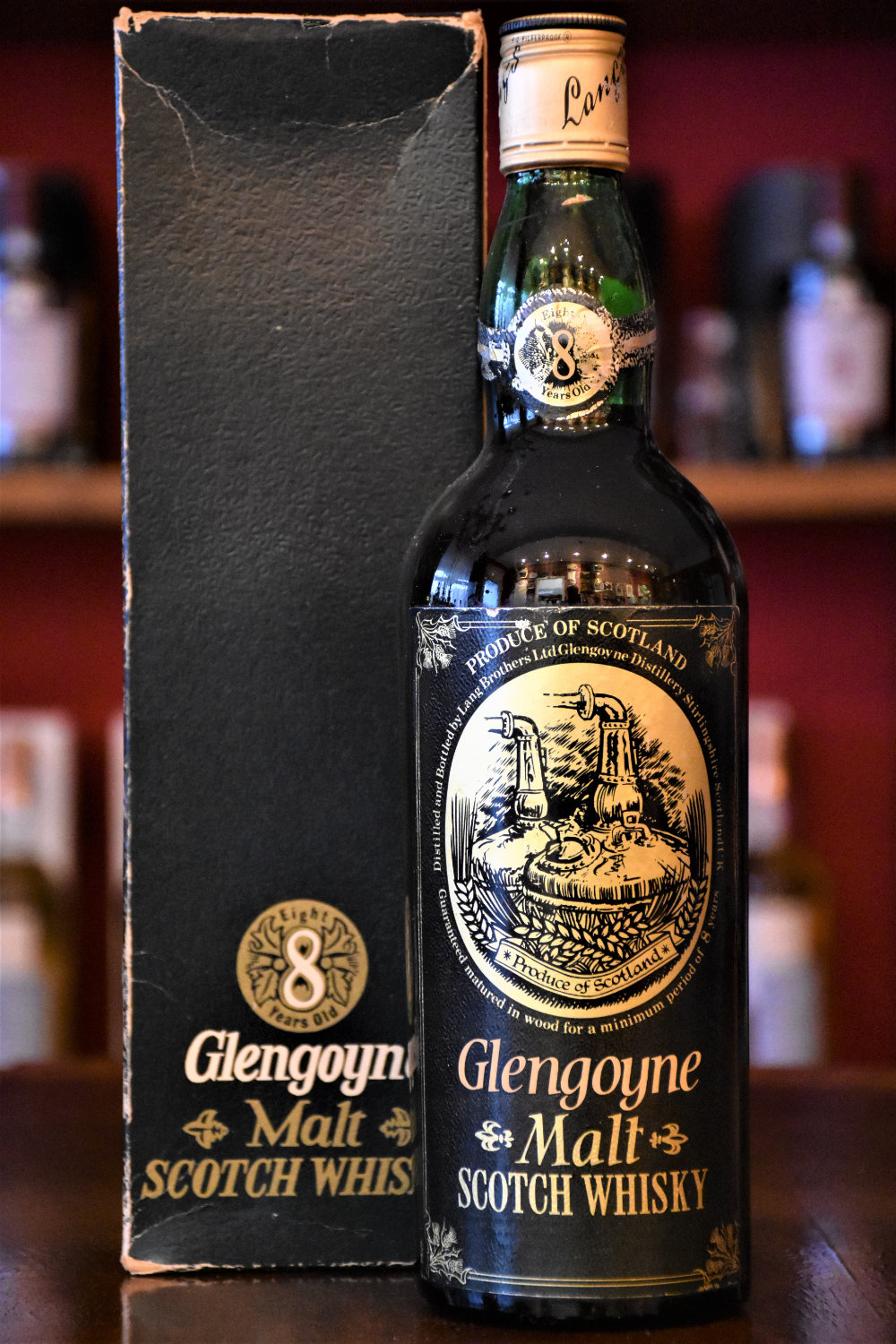 Glengoyne 8 y.o., Distillery Bottling 1970iger, 43 %, Originalabfüllung - Rare and Old