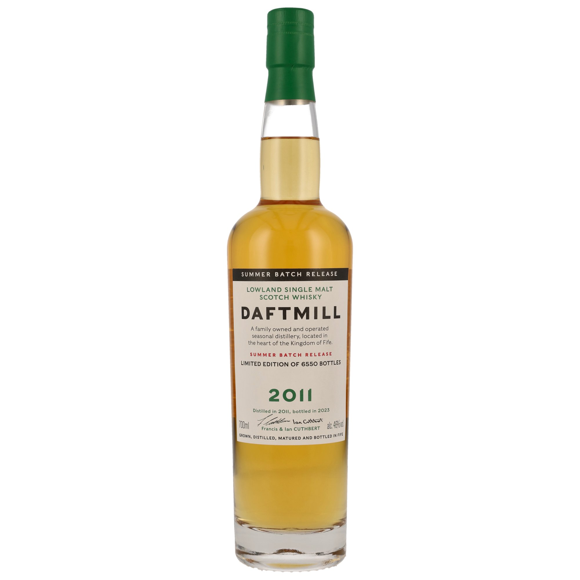 Daftmill 2011/2023, 12 y.o. - Summer Release 2024, 46% Alc.Vol., Distillery Original Bottling Daftmill 2011/2023, 12 y.o. - Summer Release 2024, 46% Alc.Vol., Distillery Original Bottling
