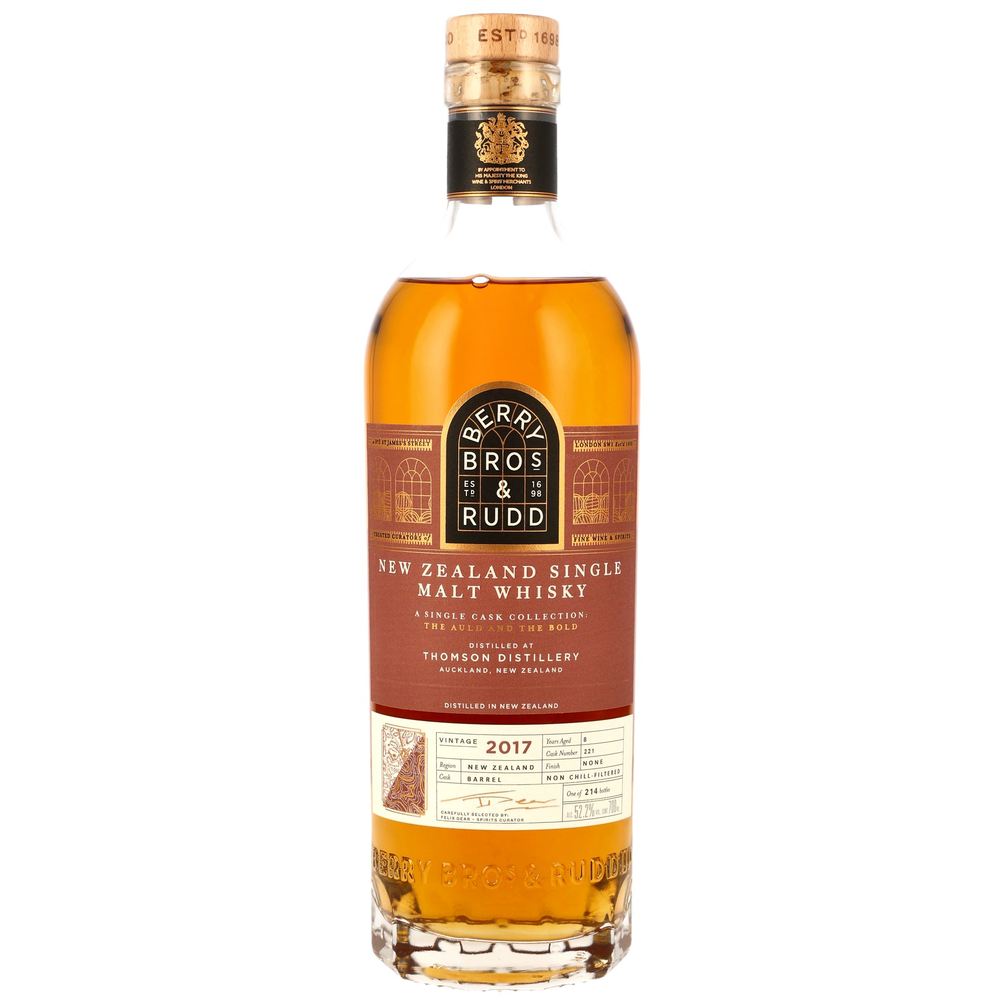 Thomson 2017, 8 y.o. - Barrel, The Auld and the Bold, 52,2%Alc.Vol., Berry Bros. & Rudd