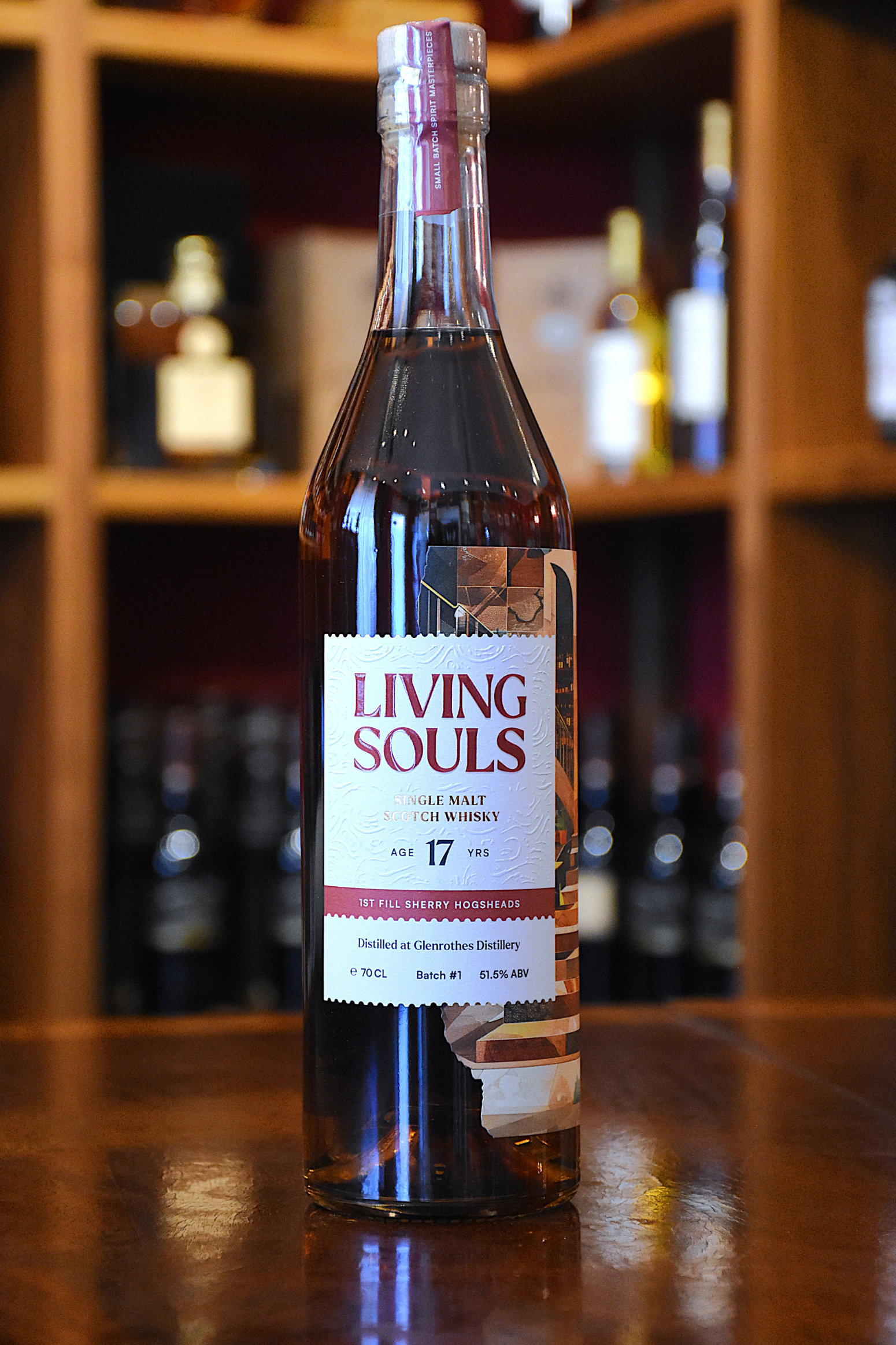 Glenrothes 17 y.o. - 1st Fill Sherry Hogshead, Batch #1, 51,5% Alc.Vol., Living Souls