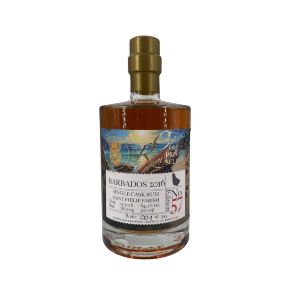 Rum Club Private Selection Ed. 57 - Barbados Foursquare 2016, 64,2% Alc.Vol., Spirit of Rum