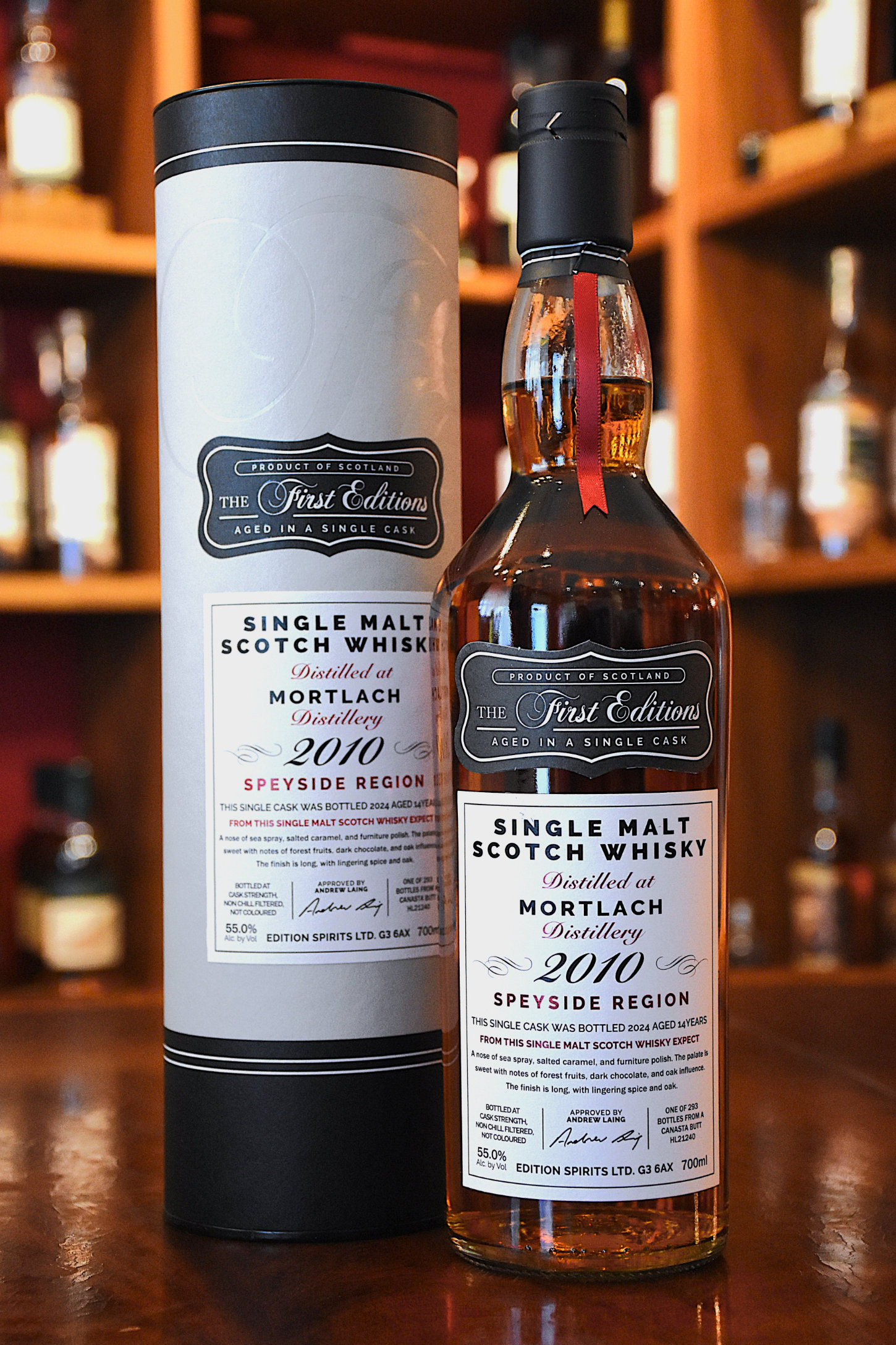 Mortlach 2010, 15 y.o. - Canasta Sherry Butt, First Edition, Cask No. HL21240, 55%Alc.Vol., Hunter Laing Mortlach 2010, 15 y.o. - Canasta Sherry Butt, First Edition, Cask No. HL21240, 55%Alc.Vol., Hunter Laing