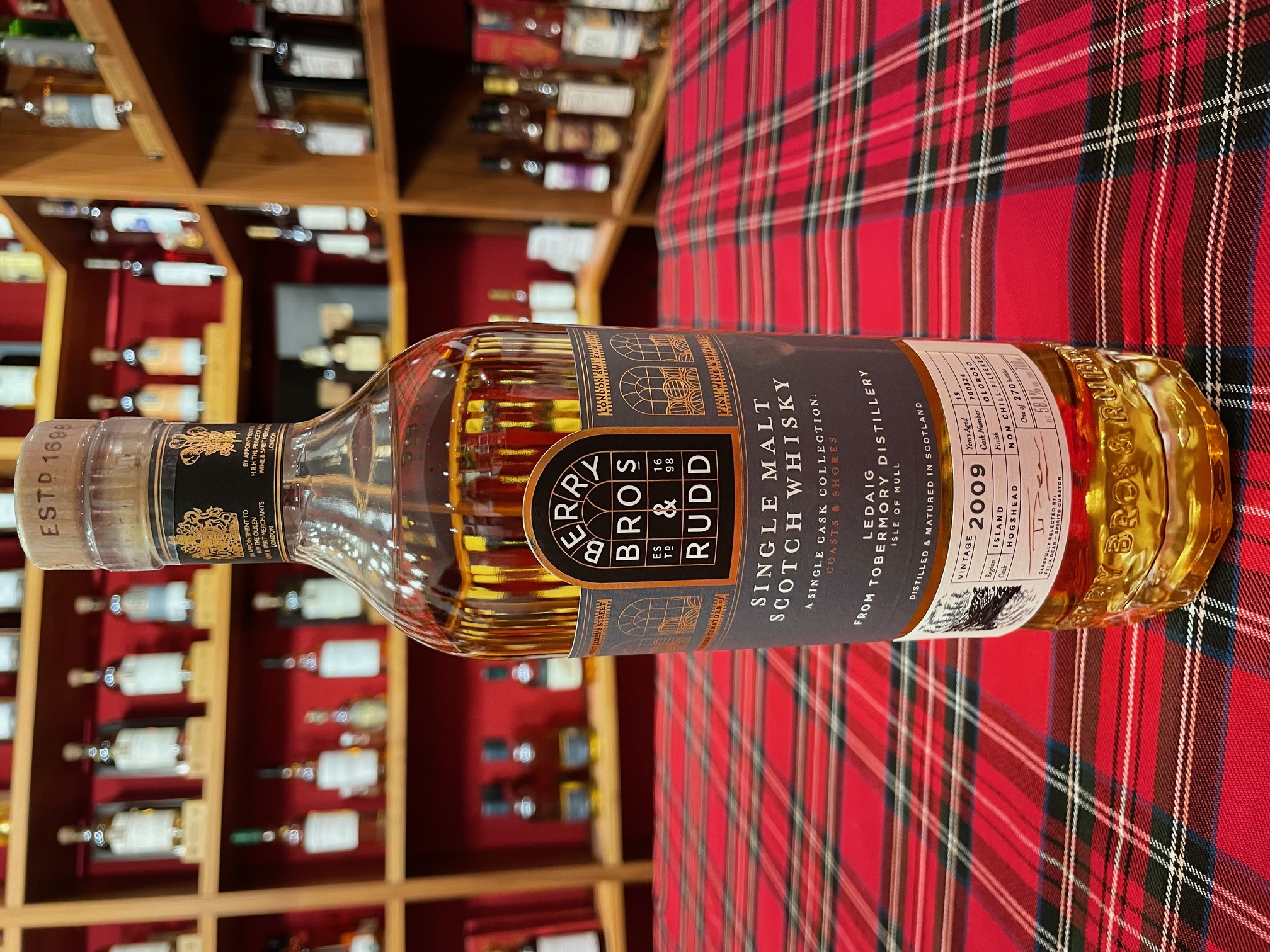 Ledaig 2009, 15 y.o., Oloroso Sherry, Cask No. 700324 - Coasts & Shores, 58,1% Alc.Vol.,Berry Bros. & Rudd