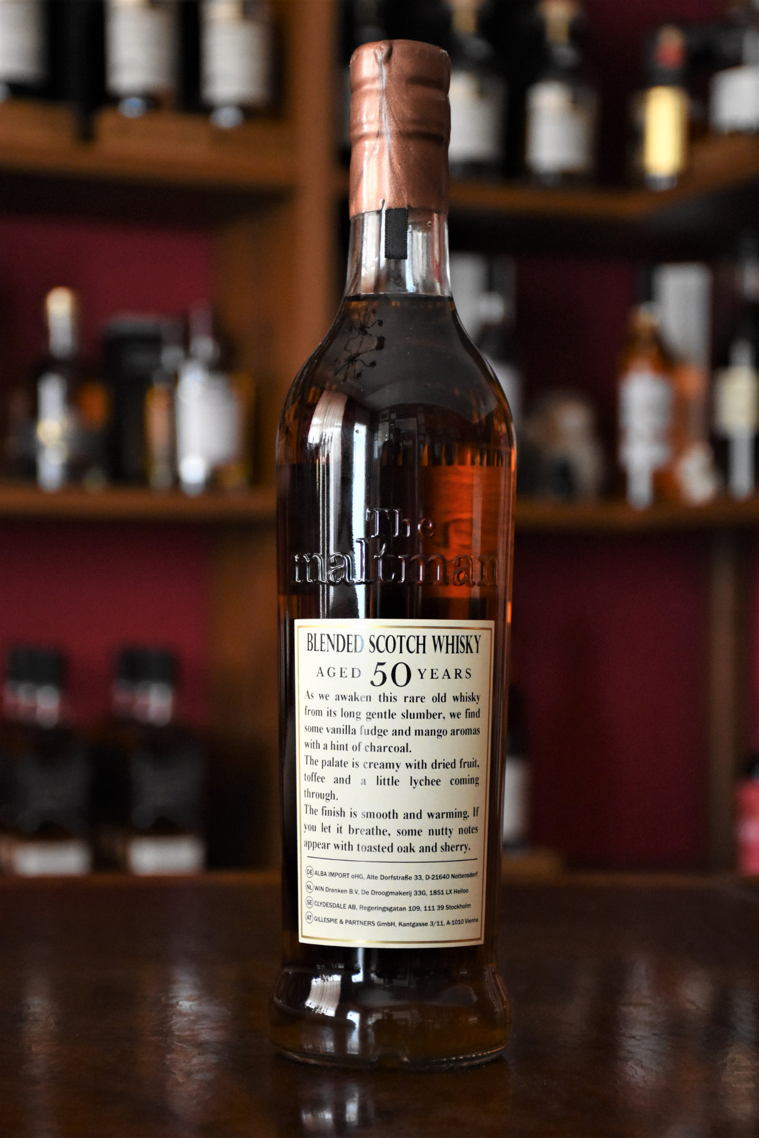 Maltman Blended Whisky 50 y.o. - Oloroso Sherry Cask Finish, 44,9% Alc.Vol., The Maltman