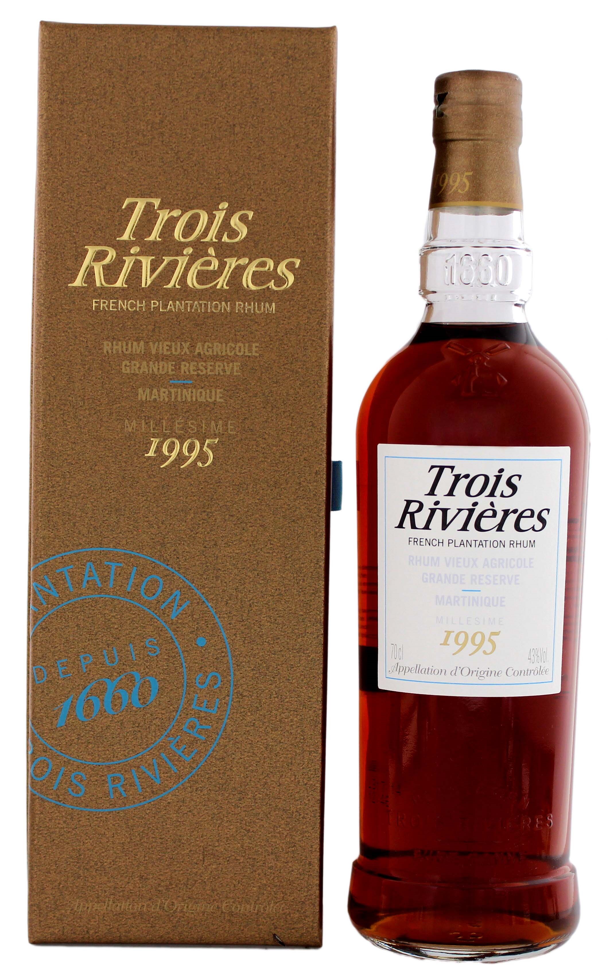 Trois Rivieres Millesime 1995, 19 y.o. - Cognac Cask Finish, 43% Alc.Vol., Distillery Original Bottling