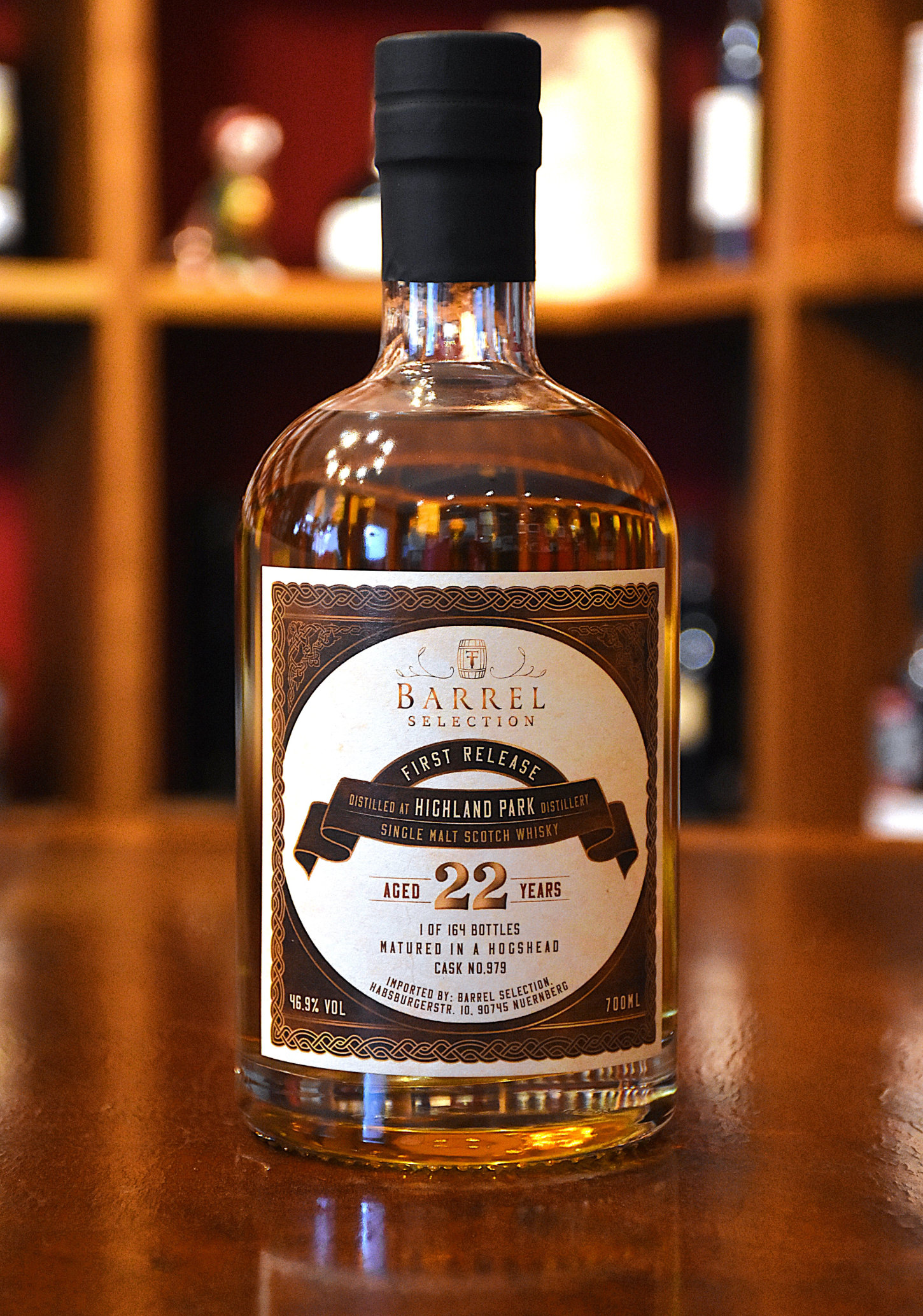 Highland Park 22 y.o., - Bourbon Hogshead, Cask No. 979, 46,9% Alc.Vol., Barrel Selection