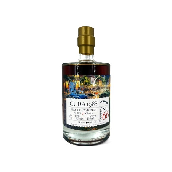 Rum Club Private Selection Ed. 66 - Cuba 1988, 38 y.o.. 57,4%, Spirit of Rum