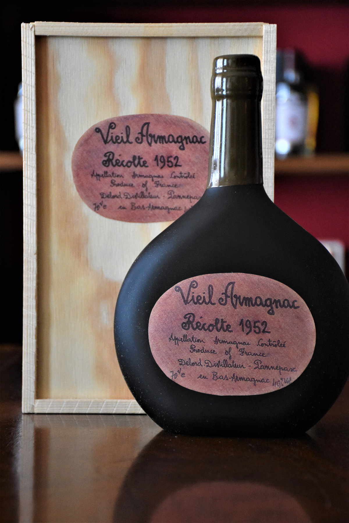 Delord Vieil Armagnac Recolte 1952, 40 %, Armagnac Delord - Distillers Original Bottling