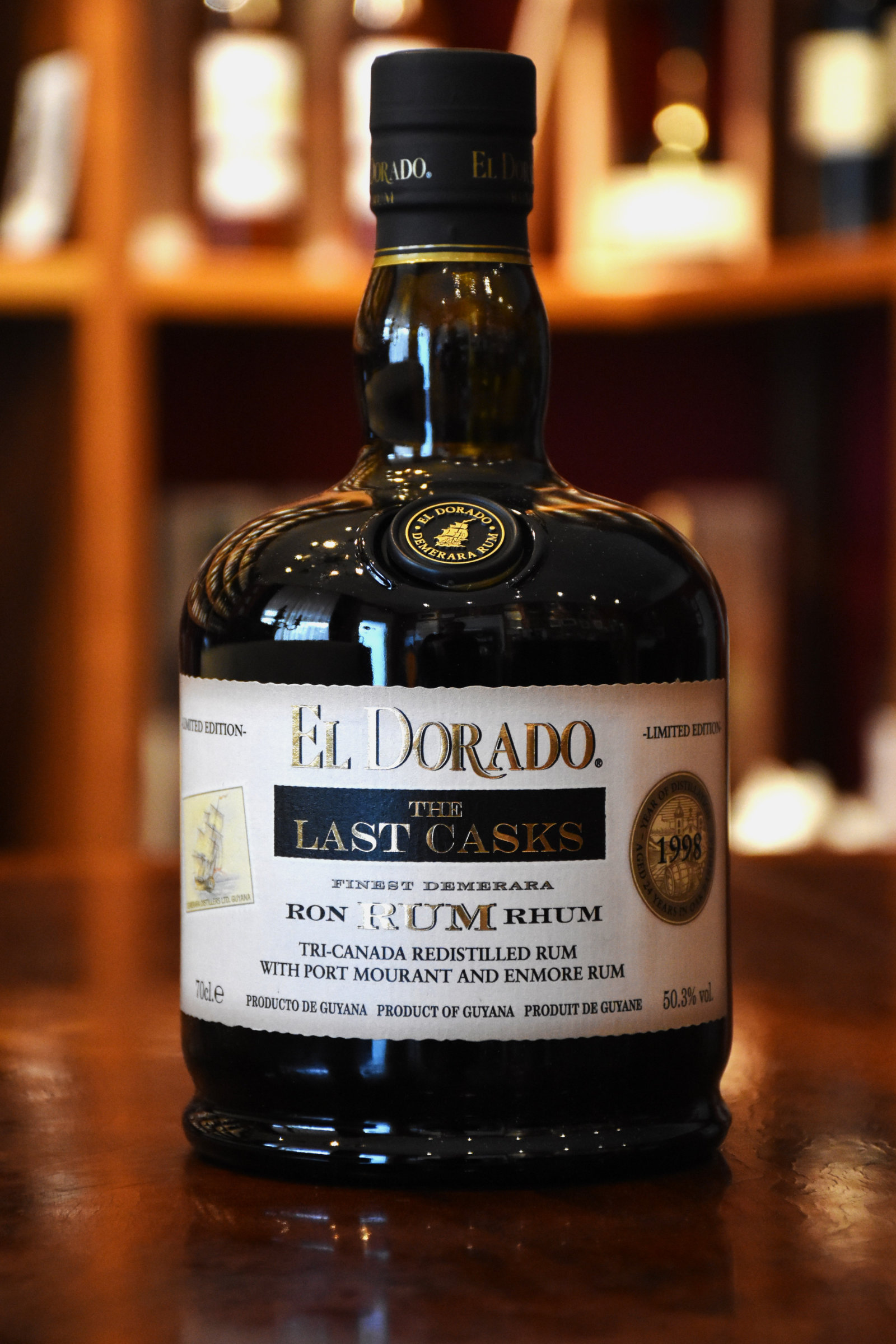 El Dorado, The Last Casks - Black Label, 1998/2022, 50,3% Alc.Vol., Demerara Distillers El Dorado, The Last Casks - Black Label, 1998/2022, 50,3% Alc.Vol., Demerara Distillers