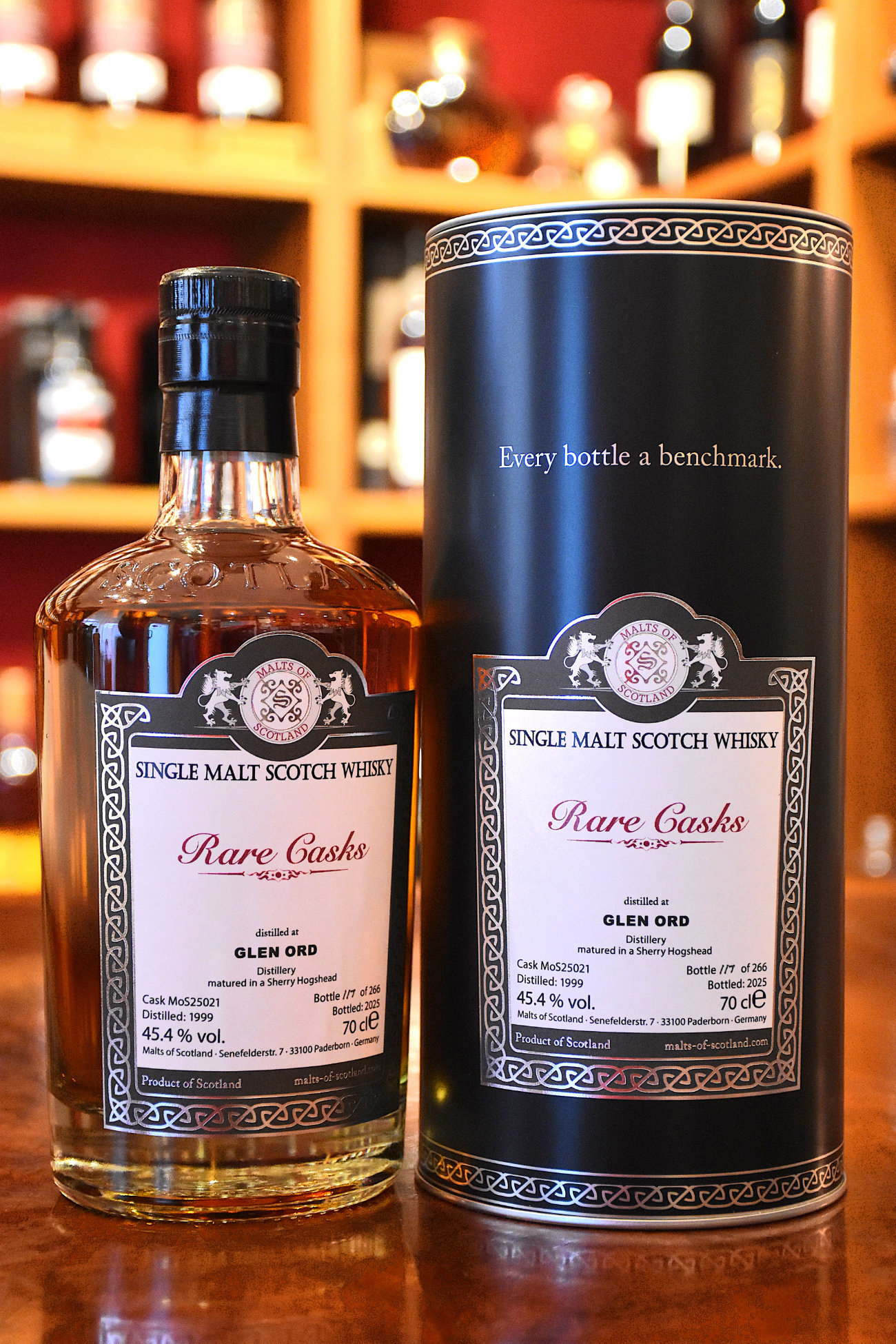 Glen Ord 1999, 26 y.o, Rare Cask Range, Sherry Hogshead - MoS25021, 45,4% Alc.Vol., Malts of Scotland