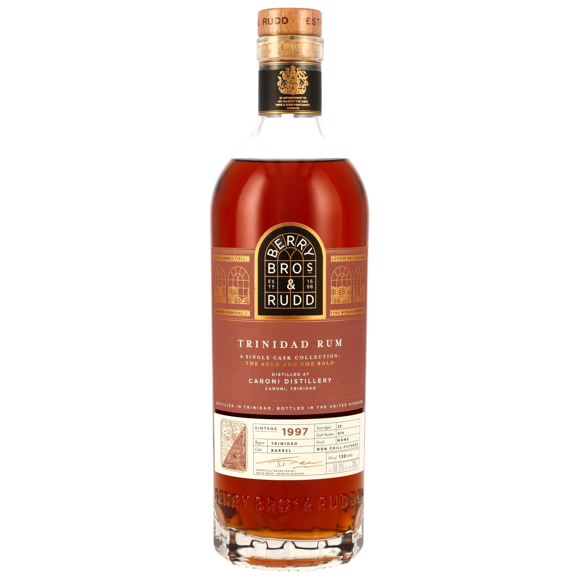 Caroni 1997, 28 y.o. - Barrel, The Auld and the Bold, 58,3% Alc.Vol., Berry Bros. & Rudd