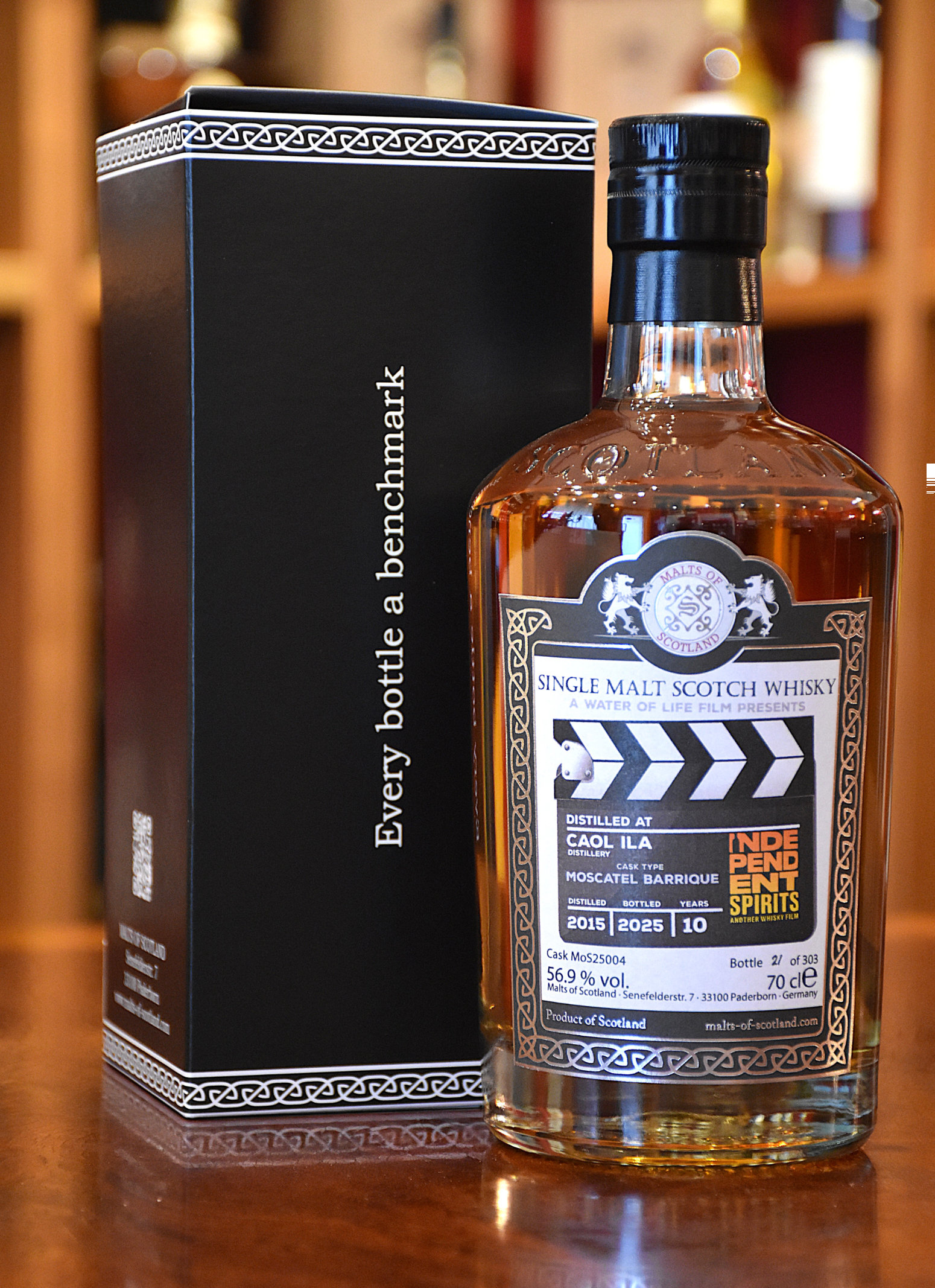 Caol Ila 2015, 10, Moscatel Barrique, Independent Spirits - MoS25004, 56,9 % Alc.Vol., Malts of Scotland