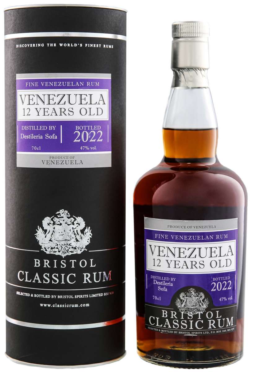 Bristol Venezuela 2010/2022, 12 y.o., 47% Alc.Vol., Bristol Spirits Ltd.