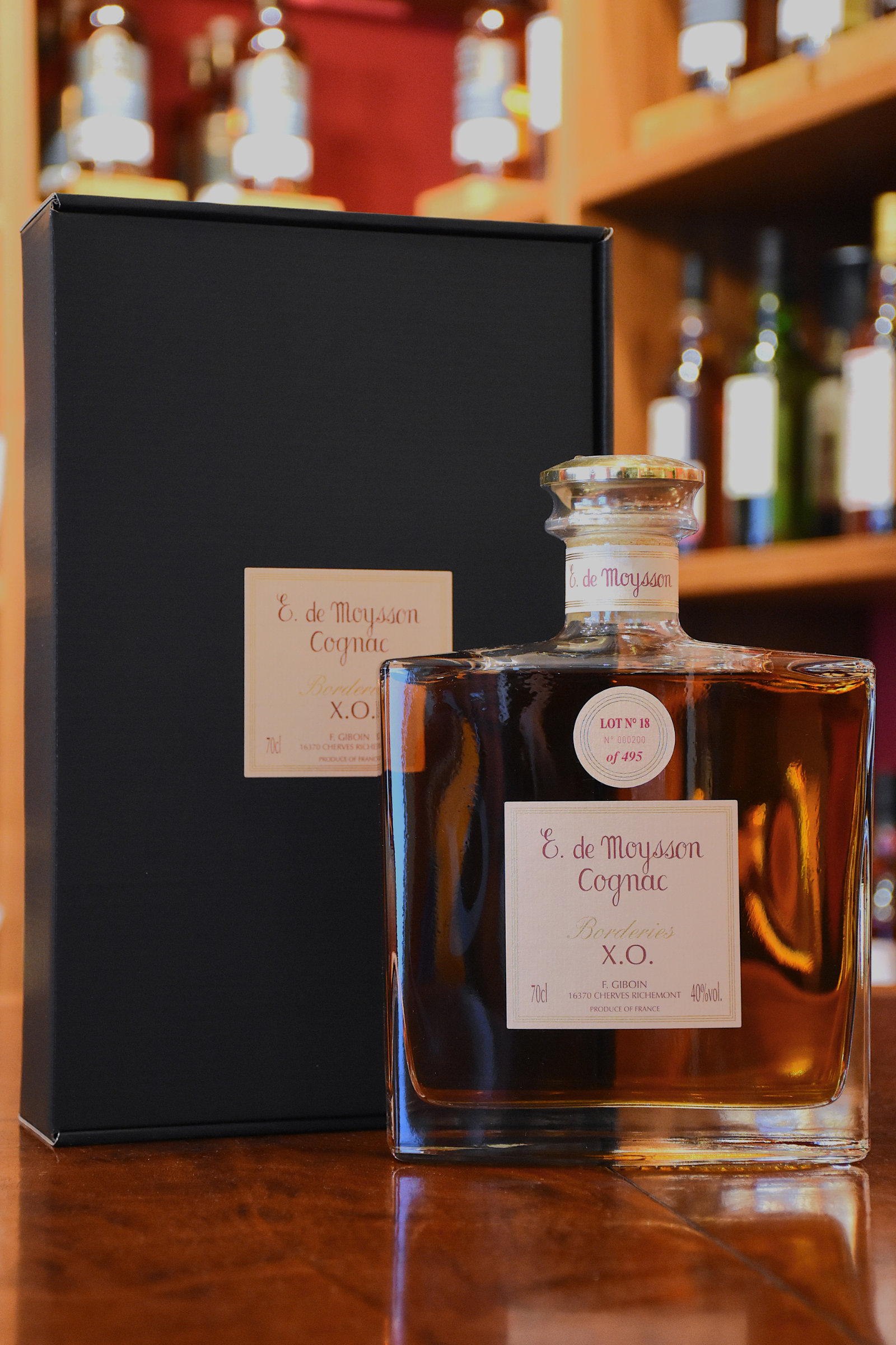 E.D. Moysson - XO Carafee, 40% Alc.Vol., Distillery Original Bottling E.D. Moysson - XO Carafee, 40% Alc.Vol., Distillery Original Bottling