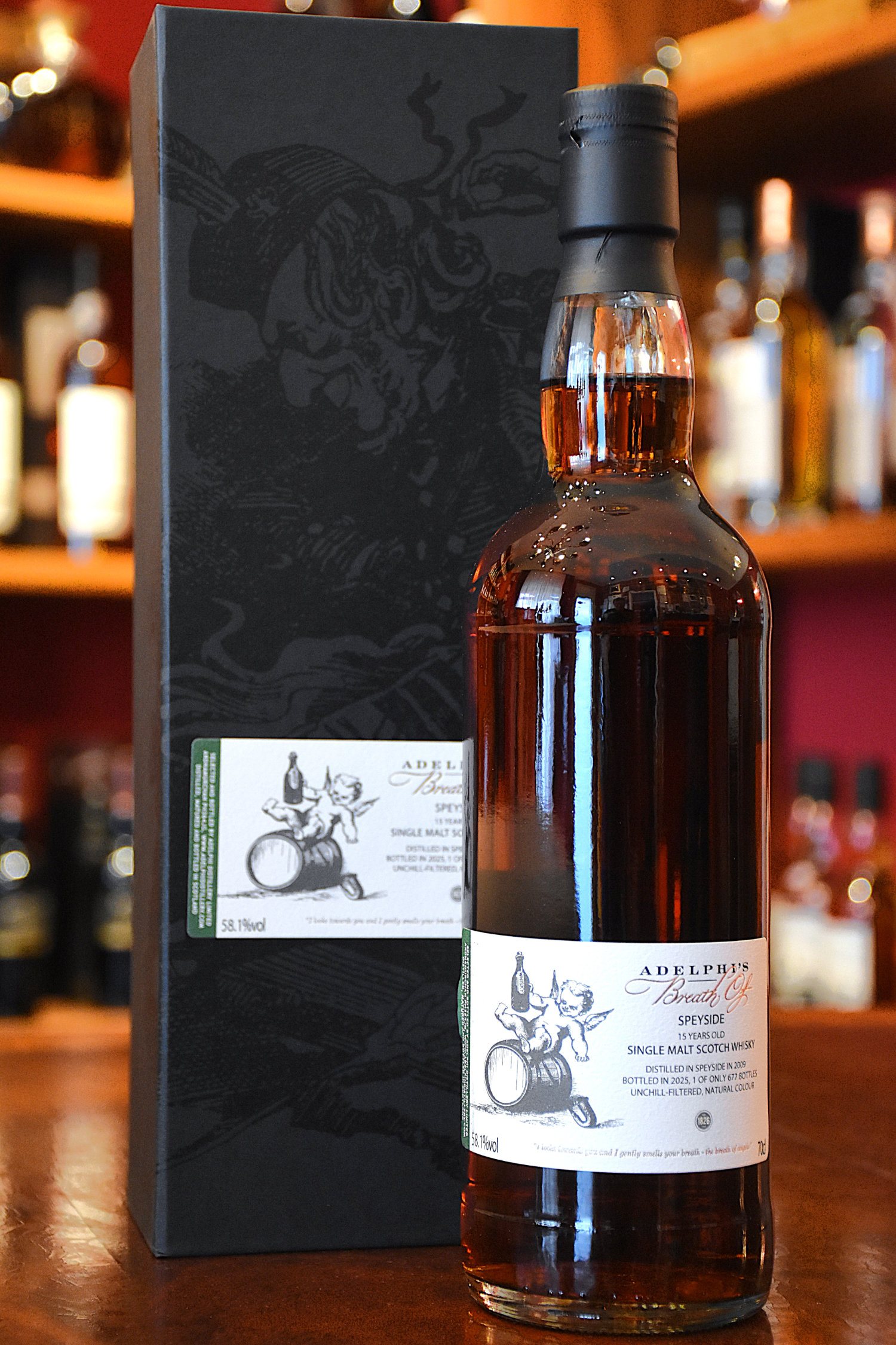 Breath of Speyside 2009, 15 y.o. - 1st Fill Oloroso Butt, 58,1% Alc.Vol., Adelphi
