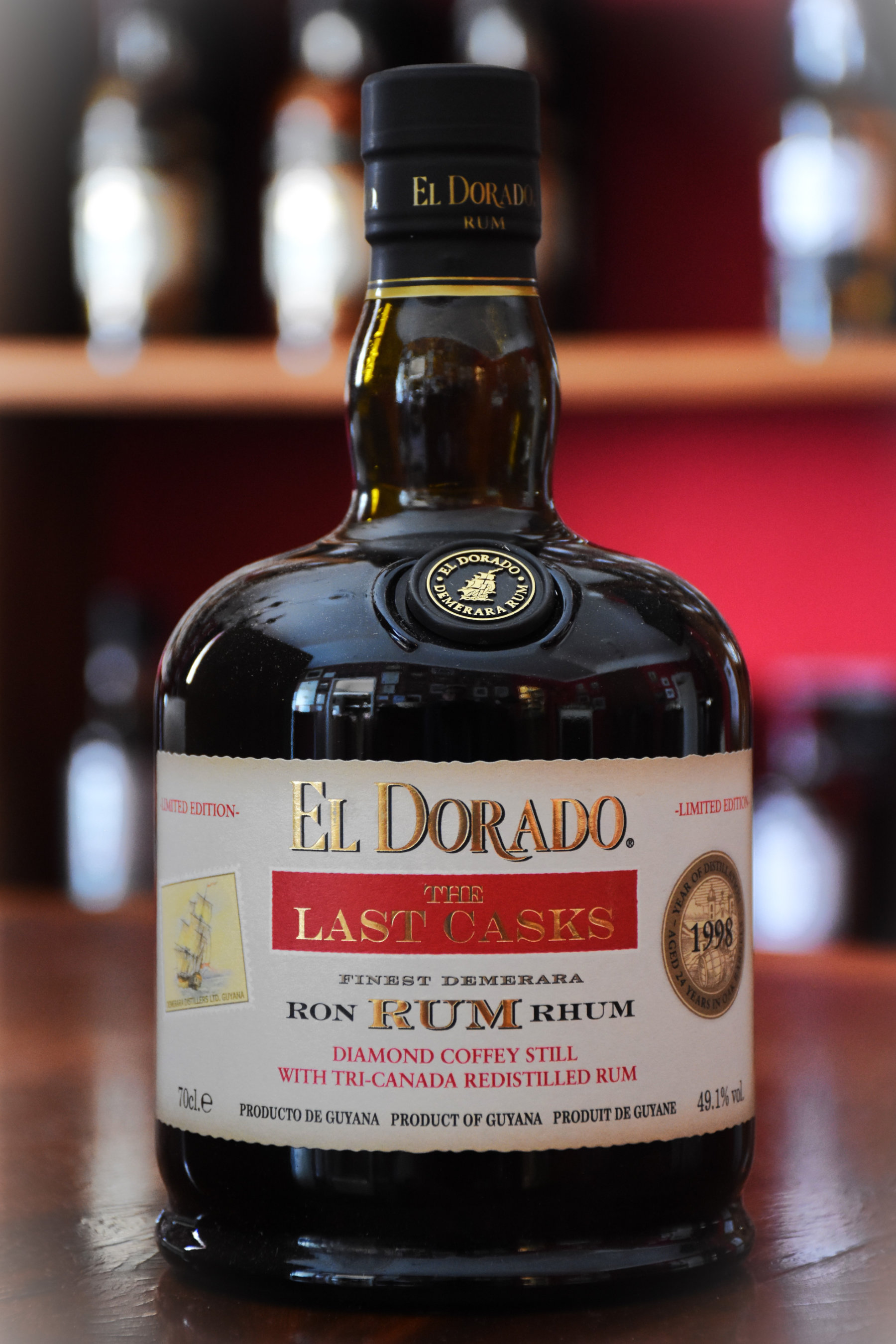 El Dorado, The Last Casks - Red Label, 1998/2022, 49,1% Alc.Vol., Demerara Distillers Ltd.