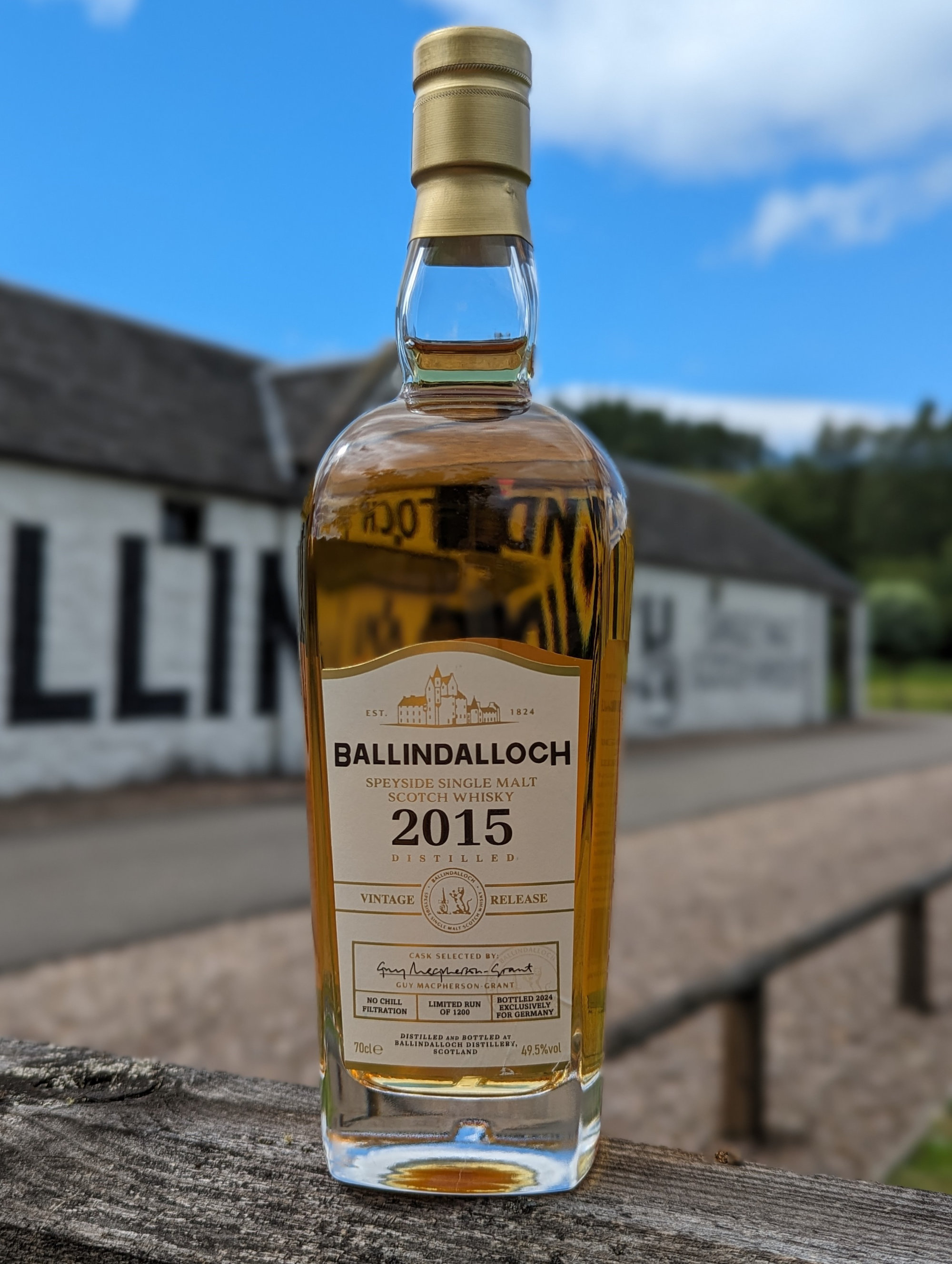 Ballindalloch Vintage 2015/2024, 9 y.o. - First Release - Bottling for Germany, 49,5%Alc.Vol., Ballindalloch