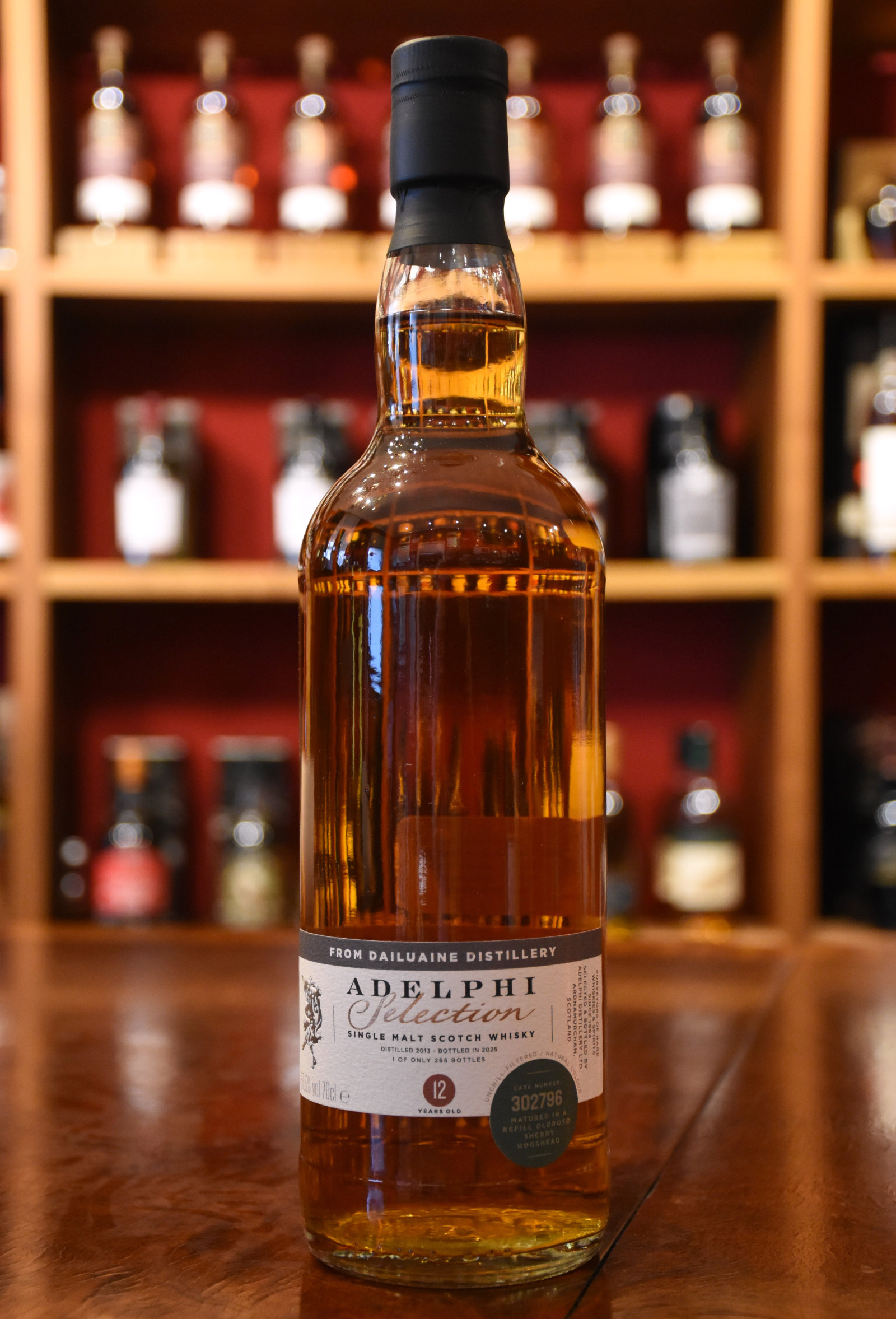 Dailuaine 2013, 12 y.o. - Refill Oloroso Sherry Hogshead, Cask No.302796, 53,5% Alc.Vol., Adelphi