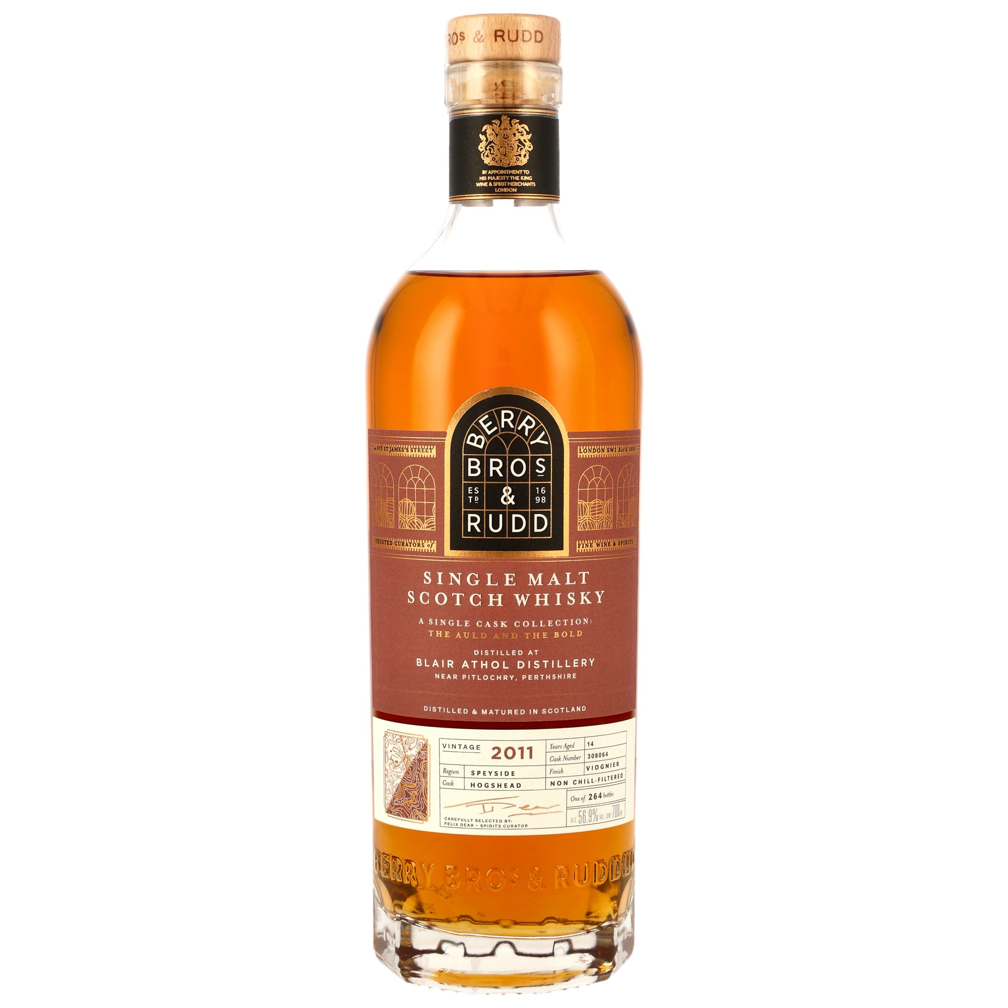 Blair Athol 2011, 14 y.o. - Viognier Finish, The Auld and the Bold, 56,9%, Berry Bros. & Rudd
