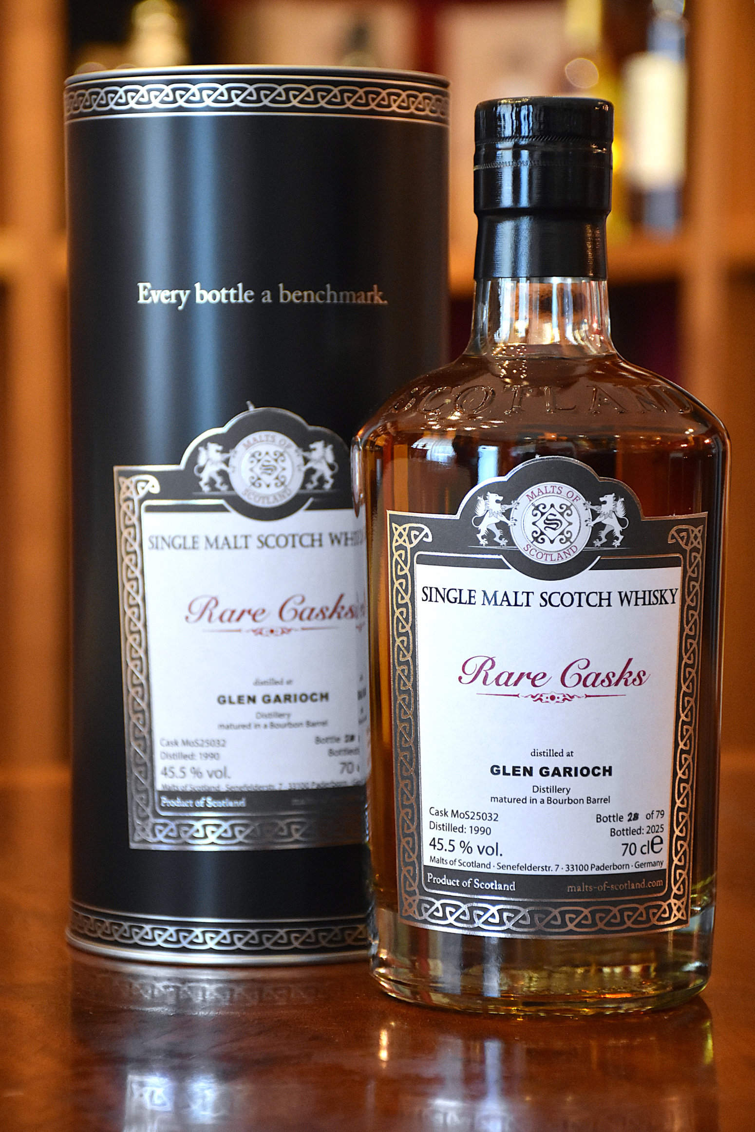 Glen Garioch 1990, 35 y.o., Rare Cask Range, Bourbon Barrel - MoS25030, 45,5% Alc.Vol., Malts of Scotland