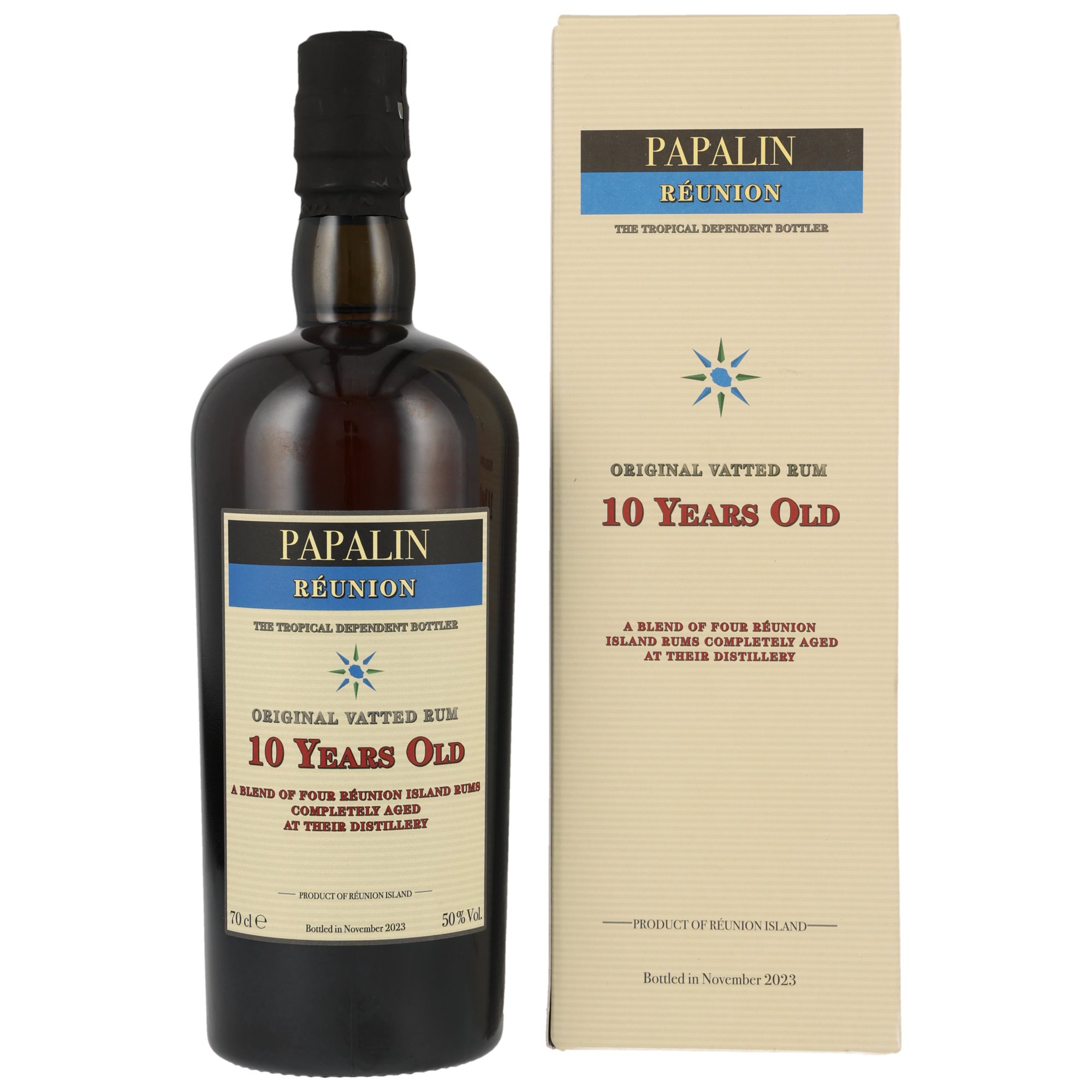 Papalin 10 y.o., Reunion Rum, 50% Alc.Vol., Velier