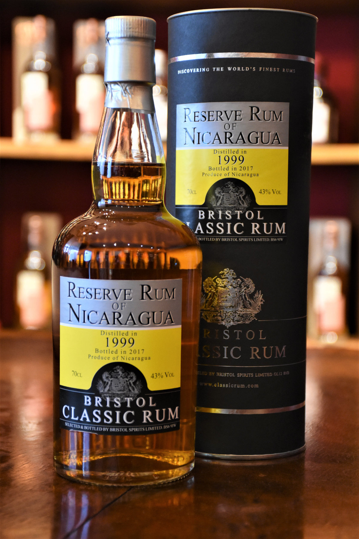 Bristol Reserve Rum of Nicaragua 1999/2017,  43% Alc.Vol., Compania Licorera de Nicaragua, Bristol Spirits Ltd.