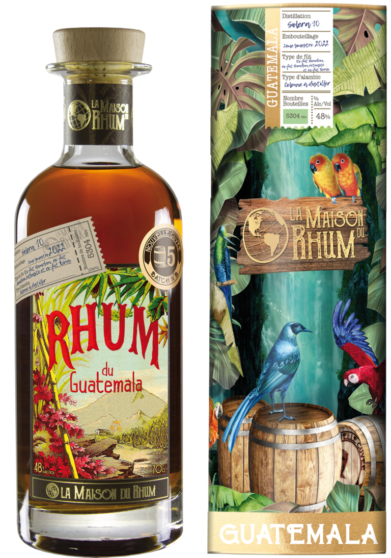 Guatemala Solera 10 - Batch No. 5, 48% Alc.Vol., La Maison du Rhum