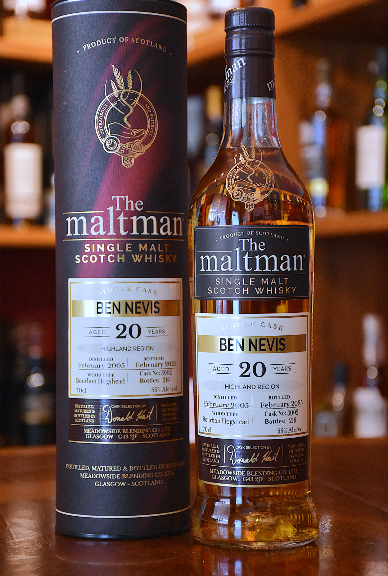 Ben Nevis 2005, 20 y.o. - Bourbon Hogshead, 55% Alc.Vol., The Maltman